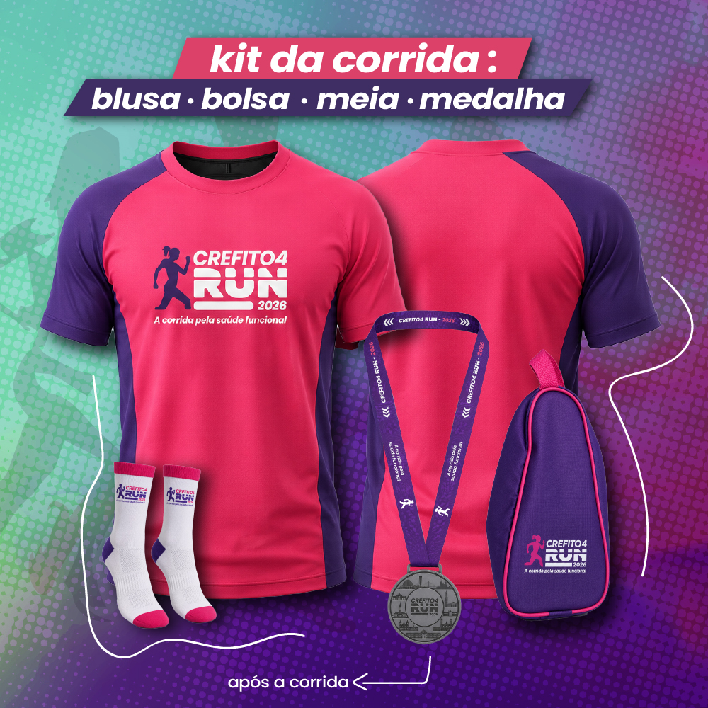 Kit da corrida CREFITO-4 RUN
